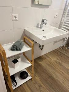 Koupelna v ubytování Ferienwohnung Amelie