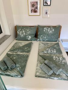 Postel nebo postele na pokoji v ubytování Ferienwohnung Amelie