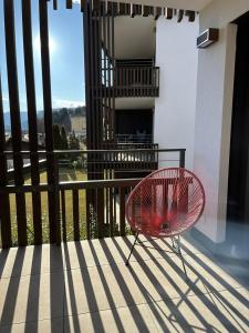 Balkón nebo terasa v ubytování Ferienwohnung Amelie