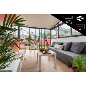 Posedenie v ubytovaní Air-conditioned flat with terrace - Private & independent - Lourdes