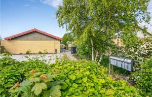 スケーエンにあるNice Home In Skagen With Wifiの緑の植物が多く建つ庭園