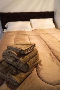 En eller flere senge i et værelse på Departamento en el centro (monoambiente completo)