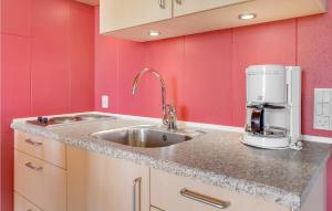 Nice Apartment In Allinge With Wifi的厨房或小厨房