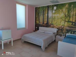 Postel nebo postele na pokoji v ubytování Villa ARA rossa