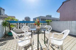 Balkón nebo terasa v ubytování Shan Shui B&B