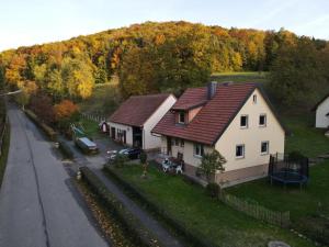 Letecký snímek ubytování Ferienhaus Tiefenthal -NICHT FÜR MONTEURE-