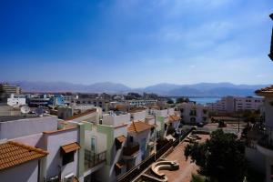 a view of the city from the apartment building at Shoham Sea and Soul in Eilat