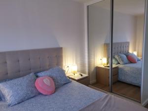 Posteľ alebo postele v izbe v ubytovaní Apartamento con estupendas vistas