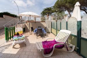 A balcony or terrace at Villetta Grazia