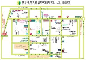 甲桂林商务旅馆平面图