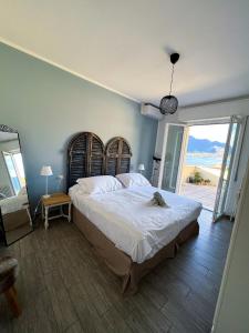 Tempat tidur dalam kamar di Casa Carlotta Lake Como