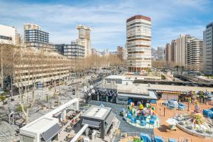 Widok na miasto Benidorm z tego apartamentu