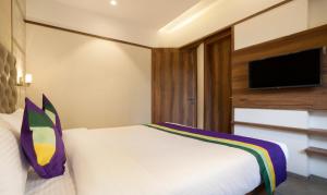 Televisyen dan/atau pusat hiburan di Treebo Premium Savera Inn