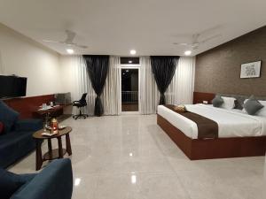 Voodi või voodid majutusasutuse CLIFFVIEW RESORT toas
