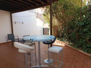 Balkón alebo terasa v ubytovaní DUPLEX ESPECTACULAR en PRIMERA LÍNEA NATURISTA!