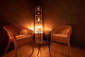 Posezení v ubytování B&B Quattro Stagioni Charme and Wellness