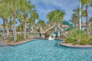 um escorrega aquático num resort com palmeiras em 1586SW-Champions Retreat (S) em Davenport
