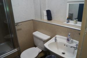 bagno con servizi igienici e lavandino di Cunninghame 2 a Beith