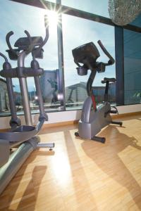 Fitness centrum a/nebo fitness zařízení v ubytování H+ Hotel Salzburg