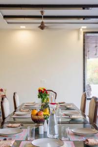 Jídlo v vily nebo okolí