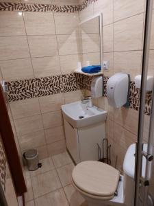 Kúpeľňa v ubytovaní Penzion Flipper