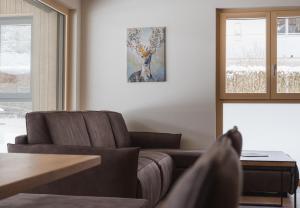 ad-fontanas Appartements Vandans的休息区