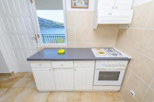 Kuchyň nebo kuchyňský kout v ubytování Apartment Jelka