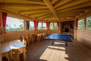 Stolný tenis v ubytovaní Sykowny Dworek Apartamenty alebo v jeho okolí