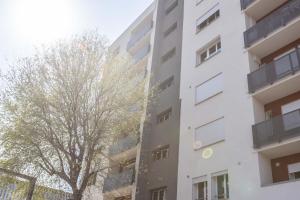 an apartment building with a tree in front of it at Malibò, Bologna By Short Holidays in Bologna