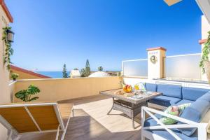 Balkón alebo terasa v ubytovaní OleHolidays 535 Romana Playa con vistas al mar
