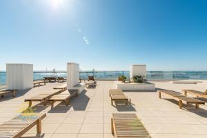 Γενική θέα στη θάλασσα ή θέα στη θάλασσα από  αυτό το διαμέρισμα