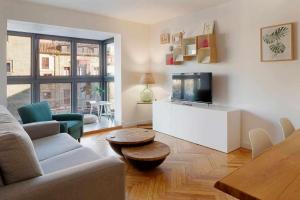 TV a/nebo společenská místnost v ubytování Apartamento Puerto Deportivo - VUT-219-AS