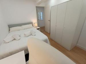 Ένα ή περισσότερα κρεβάτια σε δωμάτιο στο 620A Moderno, céntrico y con patio