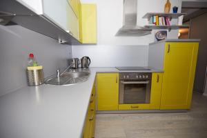 Kuchnia lub aneks kuchenny w obiekcie APARTAMENTY NAD ŁOMNICZKĄ-MALACHIT