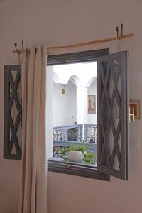 Balkón nebo terasa v ubytování Riad Amya & Spa