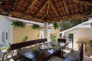 Patio alebo iná vonkajšia časť ubytovania Villa Adriatica Excelsior