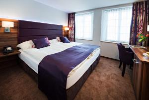 Cama o camas de una habitación en Gasthof zum Hecht