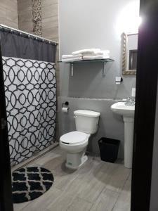 Koupelna v ubytování Casa Gracia
