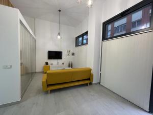 Televízia a/alebo spoločenská miestnosť v ubytovaní Nuevo apartamento Folin