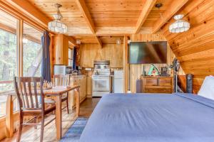 Kuchyň nebo kuchyňský kout v ubytování Chalet Shangri-La