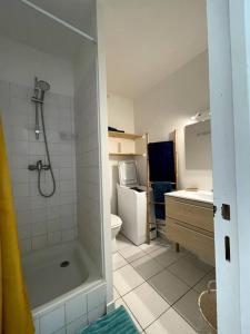 Koupelna v ubytování Appartement vue mer