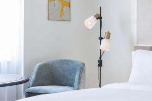 Cama ou camas em um quarto em The Westin Grand Frankfurt