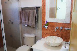 Koupelna v ubytování Sciathos Villa
