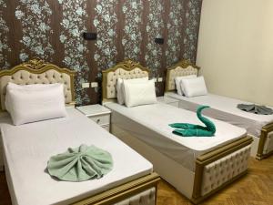 Voodi või voodid majutusasutuse Lucky Hostel toas