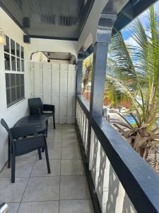 Balkón nebo terasa v ubytování Studio - begane grond - poolside