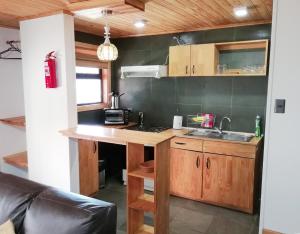 A kitchen or kitchenette at Natagonia Apartments