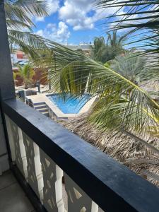 Bazén v ubytování Studio - begane grond - poolside nebo v jeho okolí