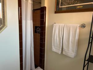 Koupelna v ubytování Casa Larrea Inn