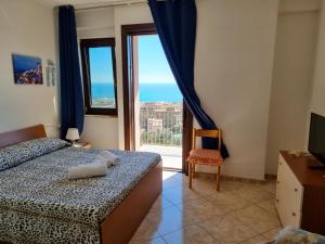 A bed or beds in a room at Via Pasquale Testa