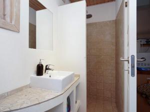 a bathroom with a sink and a shower at 5 person holiday home in Gilleleje-By Traum in Gilleleje +28 photos